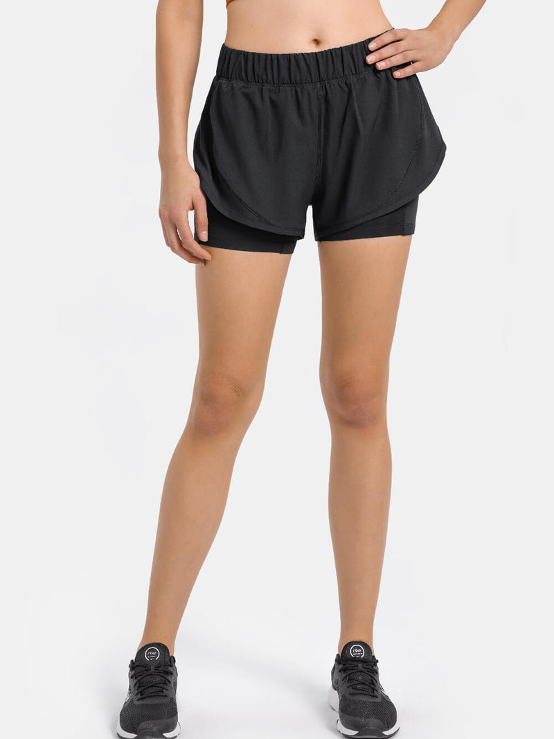 2 In 1 Workout Shorts (NPMK176)