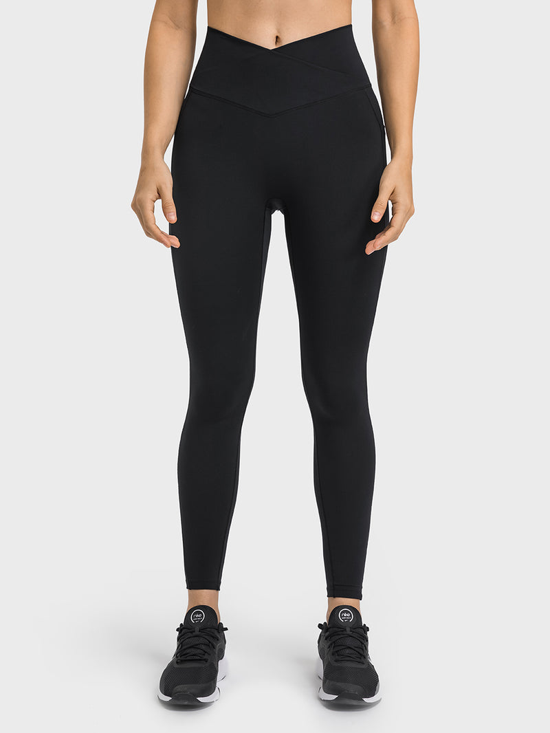 25" Cross Waist ENERGY Pockets Leggings