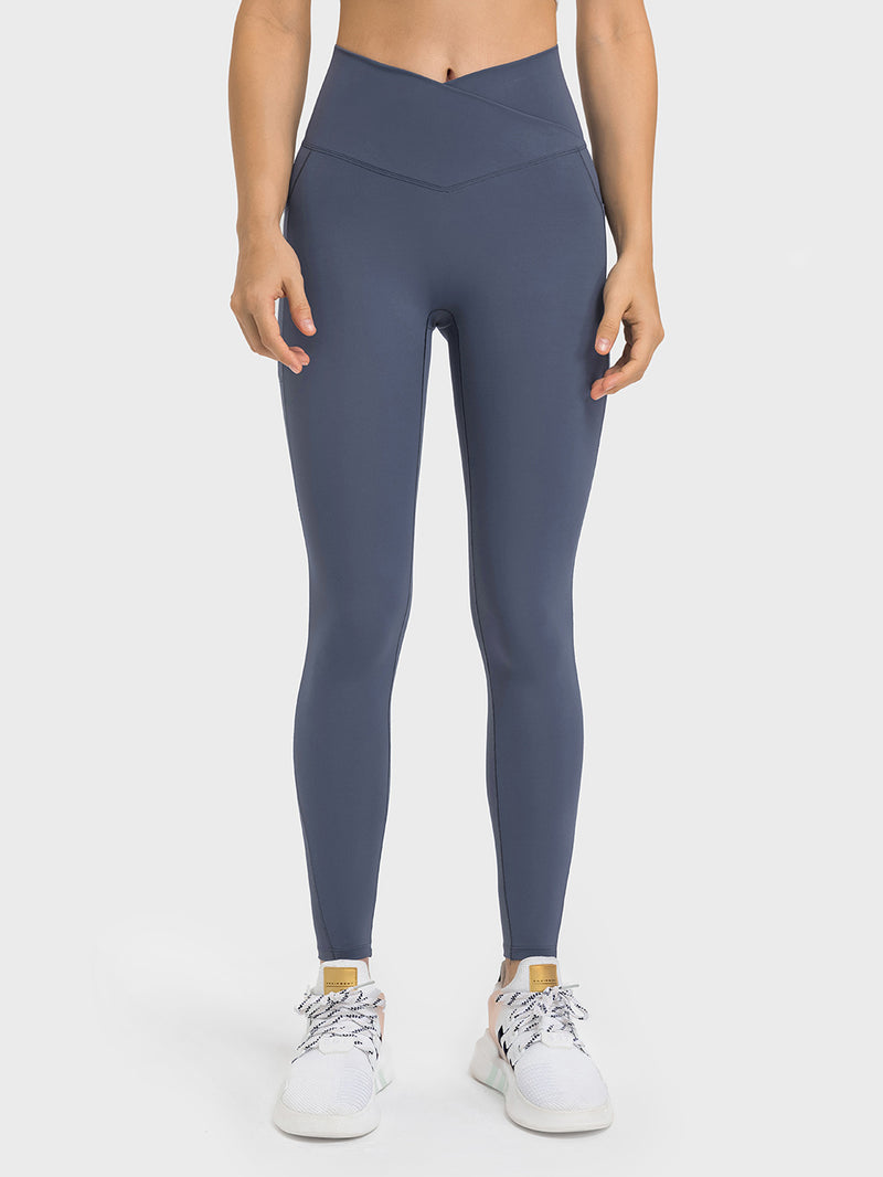 25" Cross Waist ENERGY Pockets Leggings