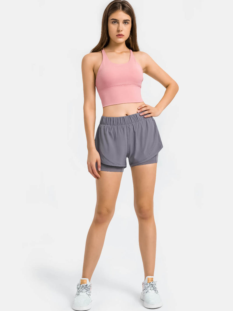 2 In 1 Workout Shorts (NPMK176)
