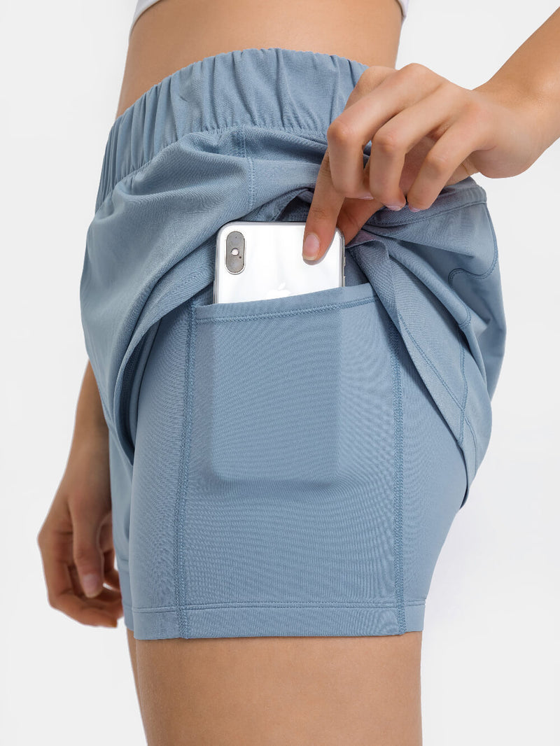 2 In 1 Workout Shorts (NPMK176)