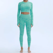 Load image into Gallery viewer, Camo Seamless Crop Top - Nepoagym Official Store