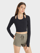 Load image into Gallery viewer, BREEZE Long Sleeve Crop Top Bra