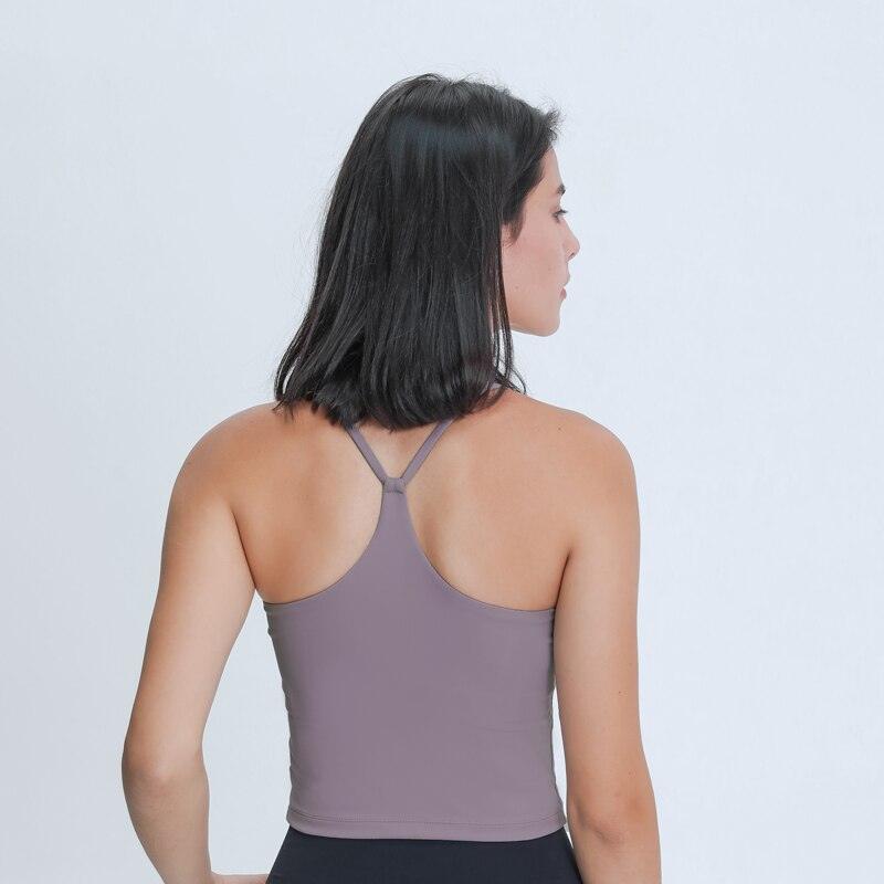 Racerback Top Workout Shirts, Nepoagym Women Yoga Top