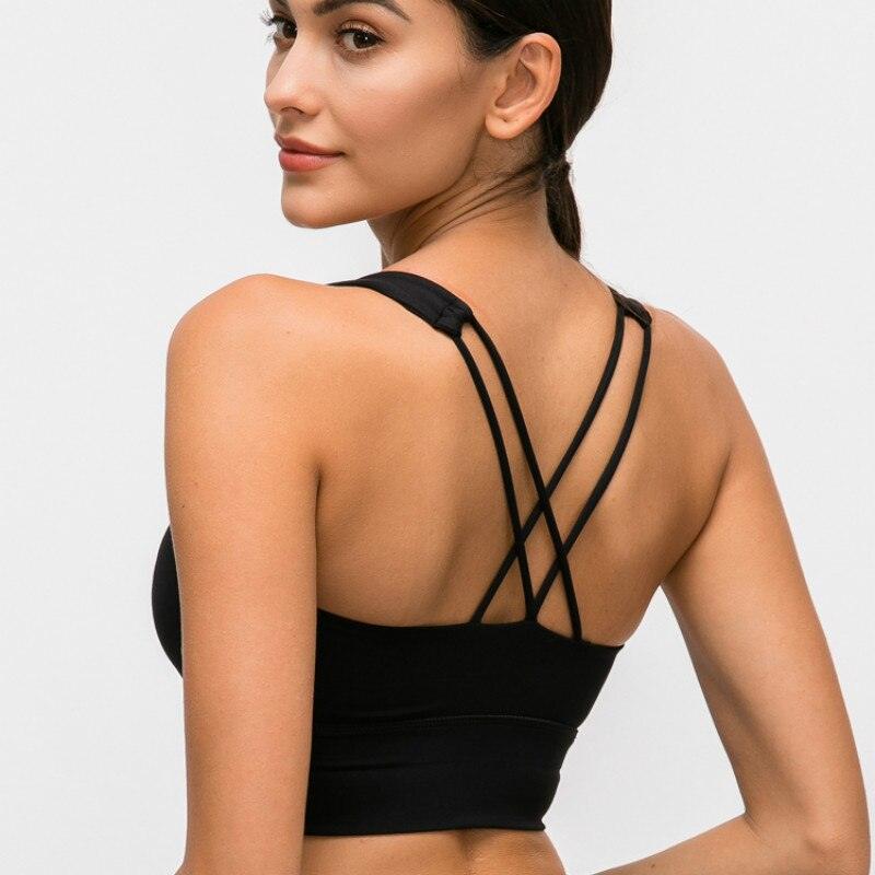 Nepoagym BOOST Cross Back Sport Bra Top Strappy Women Push Up Bra –  Nepoagym Official Store | Sport-BHs