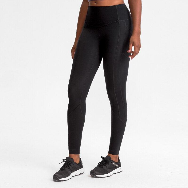 Women's Yoga Tights Solid Side Pocket Yoga Pants Peach Hip Sports Yoga  Pants Quick Dry Tight Sports Fitness Pants Seamless Leggings  Sweatpants-Black_S : : Fashion