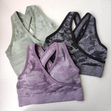 Load image into Gallery viewer, Camo Seamless Bras - Nepoagym Official Store