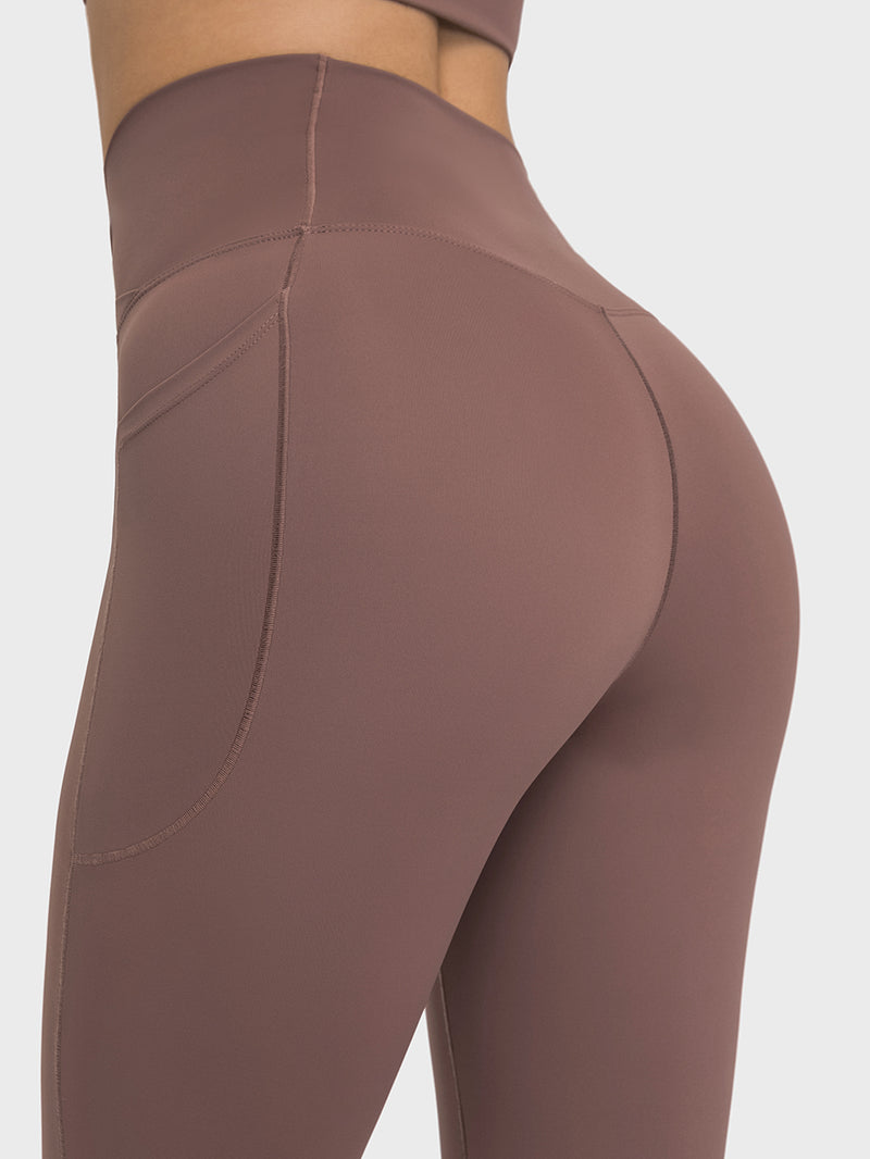 25" Cross Waist ENERGY Pockets Leggings