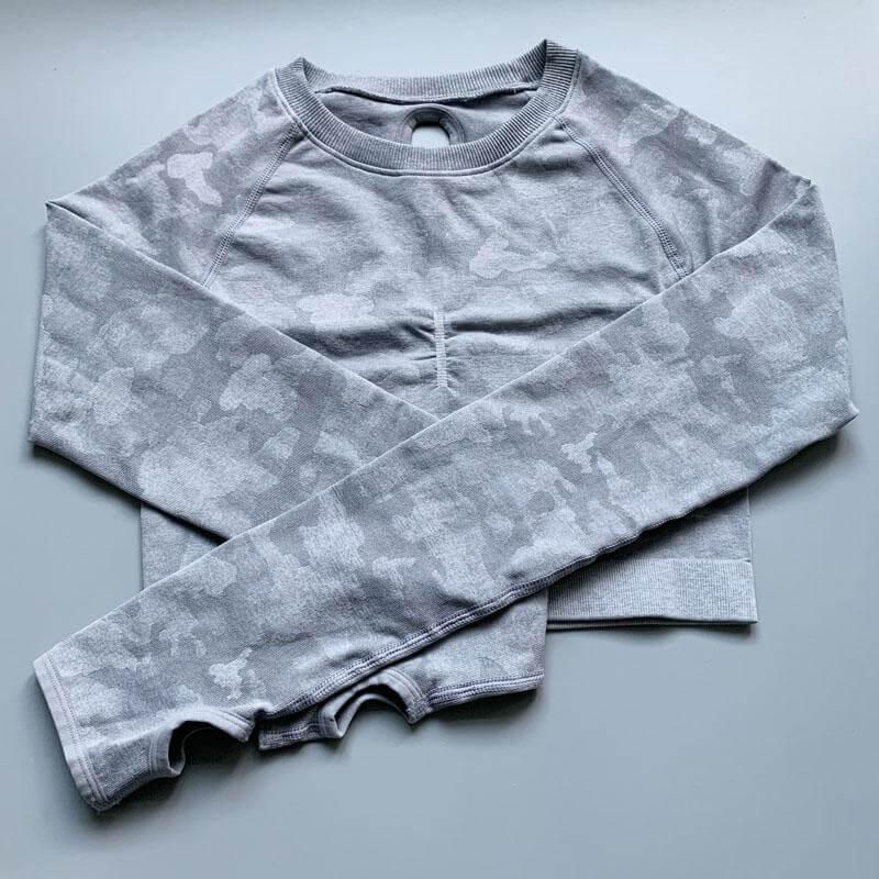 Camo Seamless Cropped Top - Nepoagym Official Store
